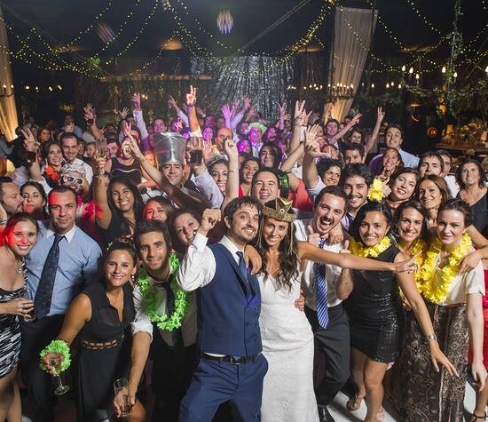 Matrimonio Silvia y Rodrigo, Vista Santiago, Enero de 2017, DJ y Soporte Técnico Ceremonia y Pista de baile con Banda en vivo..