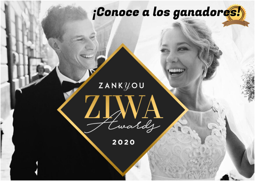 Conoce a los ganadores ZIWA 2020: ¡los mejores del sector de matrimonios!