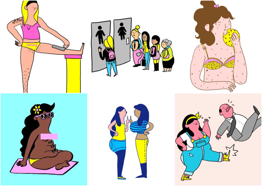 20 ilustraciones con las que se identifica toda mujer: ¿con cuáles te quedas?