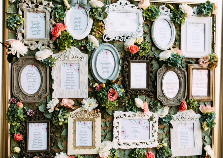 Las 10 mejores ideas para un tablero de bodas. ¡Indica las mesas con estilo!